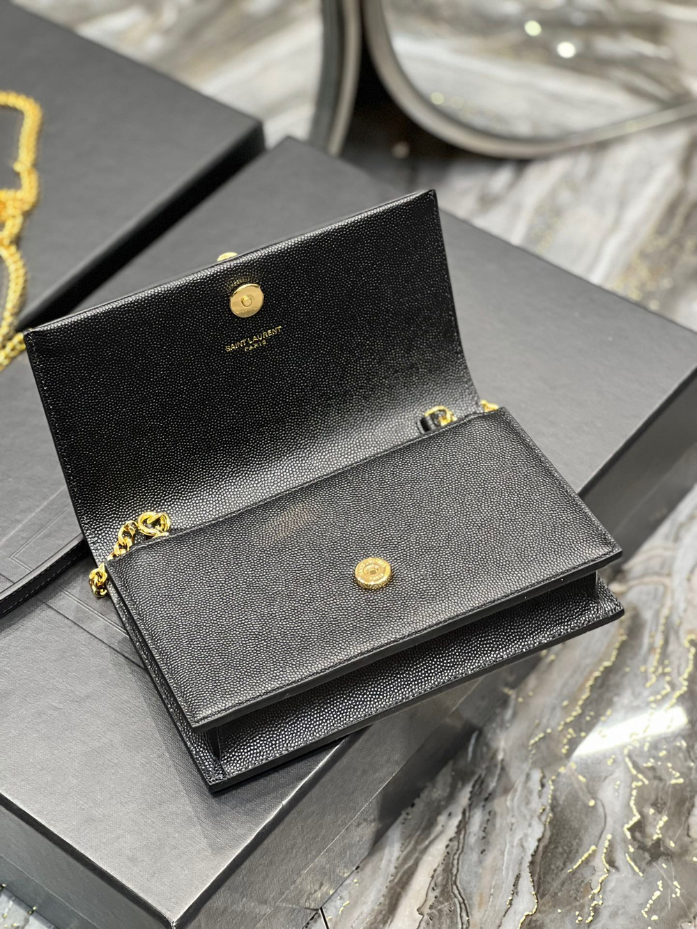 Saint Laurent Kate Chain Wallet 19 cm
