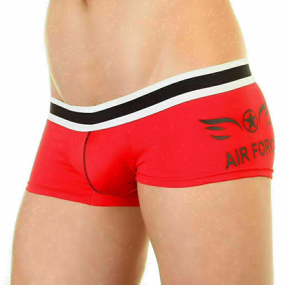 Мужские трусы боксеры красные Superbody Airforce Red Boxer