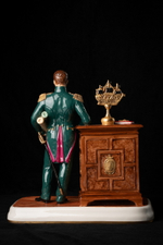 Статуэтка. Фарфор. Солдат. Сарычев Василий Алексеевич - Русский флотоводец. Россия