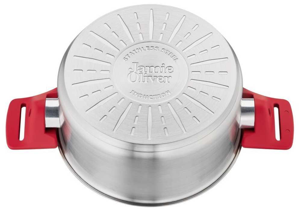 Набор посуды Tefal Jamie Oliver 6 предметов 1,5/3/4,7л 16/20/24см H802S674