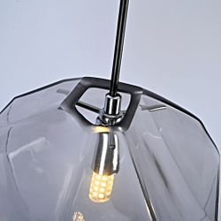 Подвесной Светильник Color Ice Cube Pendant Jevio 1 Серый By Imperiumloft