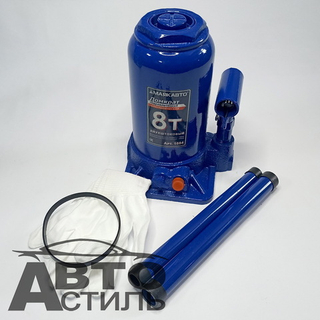 Домкрат гидравлический телескопический  8,0т h=195-495мм 2-хштоковый МаякАвто 1684