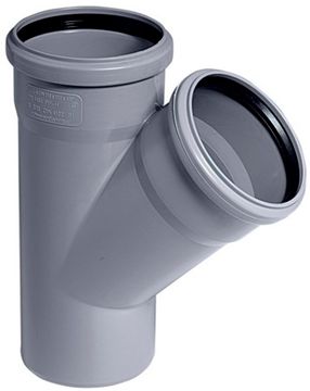 Тройник Ostendorf HTEA 50/50 мм 45° канализационный арт. 112200