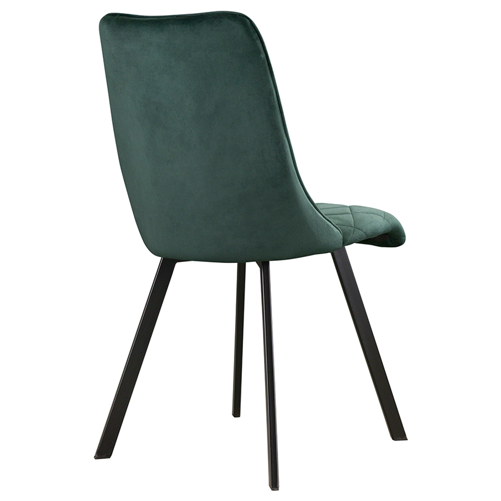 Стул sophie, велюр, темно-зеленый