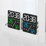 Часы-будильник настольные LED 5508 White&Blue