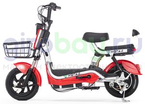 Электровелосипед Motax E-NOT LUX 48 V / 20 ah (Красный) фото