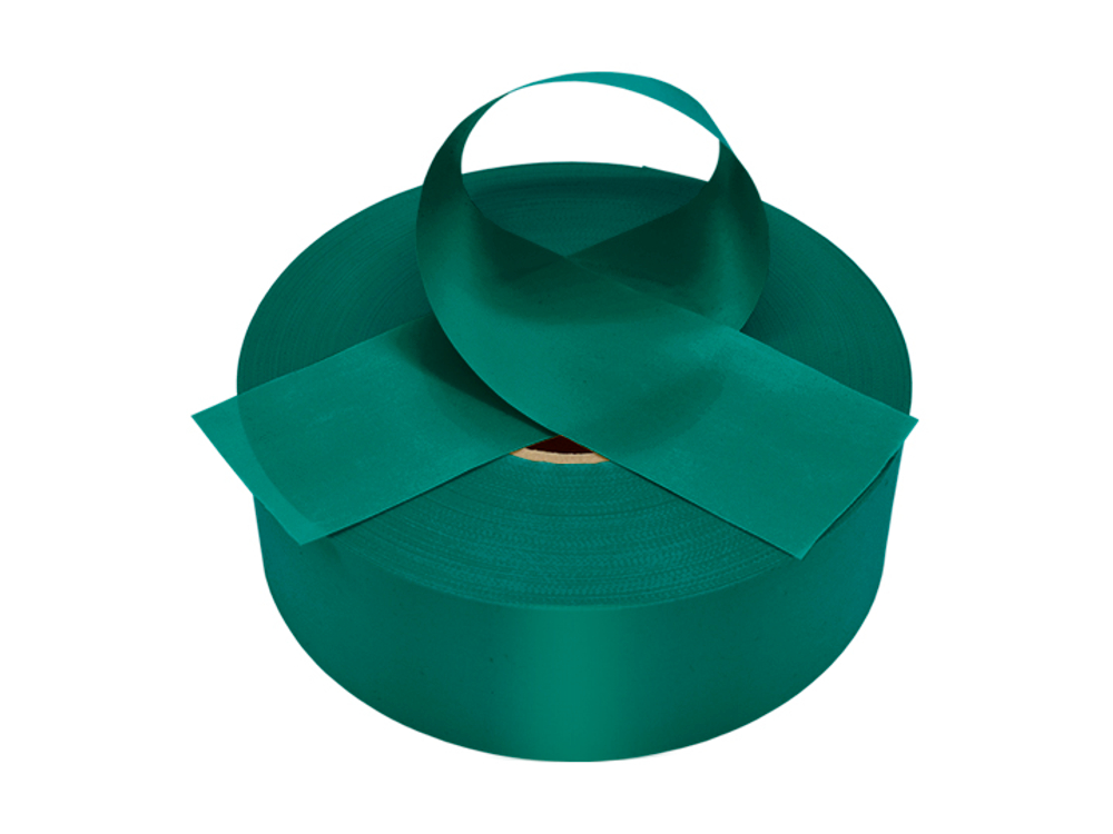 Лента плиссированная для наградных розеток. 097 сине-зелёная-еловая