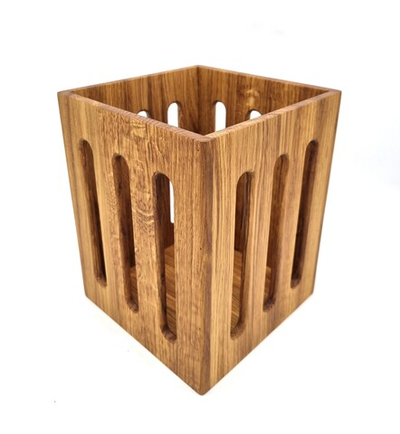 Ящик для багетов; дуб; L=200; B=200;H=250 мм.