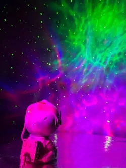 Ночник звездное небо, светильник космонавт