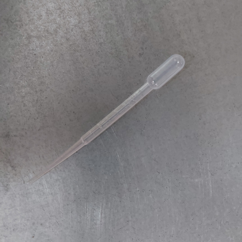 Пипетка Пастера ПЭ, 2.0мл, дл.150мм, градуир., нестерил., (12006608), шт.