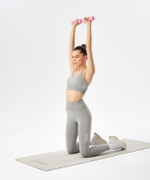 Гантель неопреновая DB-201 1 кг, розовый пастельный