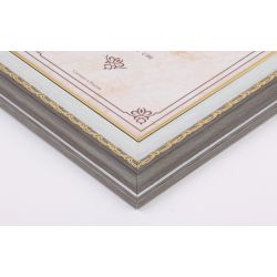 Фоторамка FA Фиеста 21х30 пластиковая со стеклом графитовый | FA фототовары