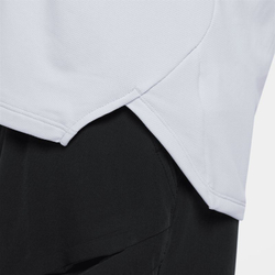 Мужская теннисная футболка Nike Court Dri-Fit Slam Tennis Top - football grey/black