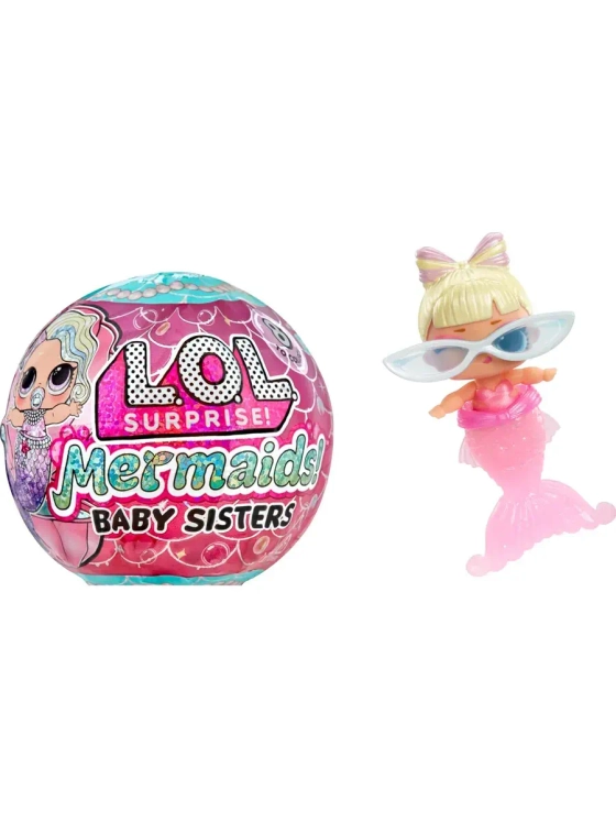 Кукла Лол Сюрприз в шаре Lol Mermaids Baby Sisters оригинал