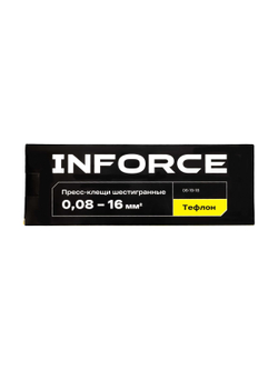 Пресс-клещи Inforce шестигранные 0,08 - 16 мм2 тефлон 06-19-18