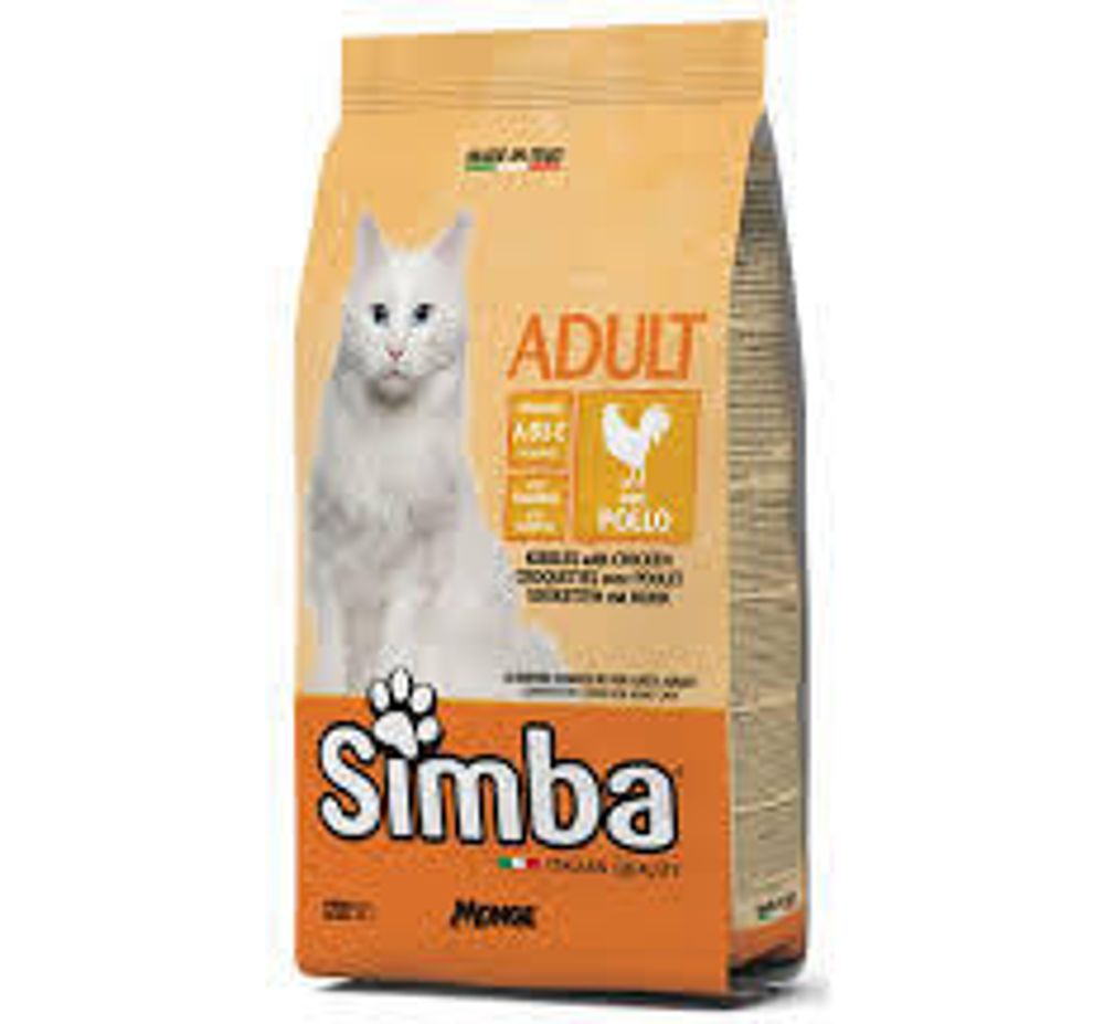 Simba Cat корм для кошек с курицей 20 кг