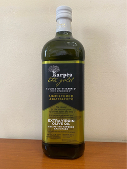 Оливковое масло нефильтрованное Karpea the Gold Unfiltered Extra Virgin 1 л, Греция