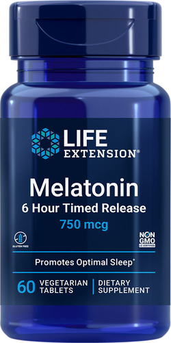 Melatonin 6 Hour Timed Release таблетки Life Extension