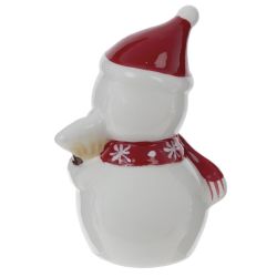 GAEM Фигурка декоративная "Снеговик" с подсветкой (LR44x2), L8 W7 H13,5 см