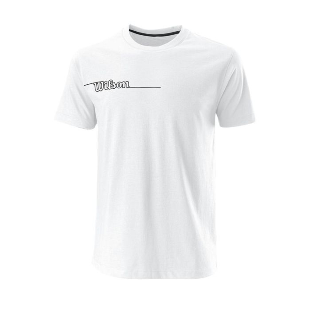 Мужская теннисная футболка Wilson Team II Tech Tee Men - whit