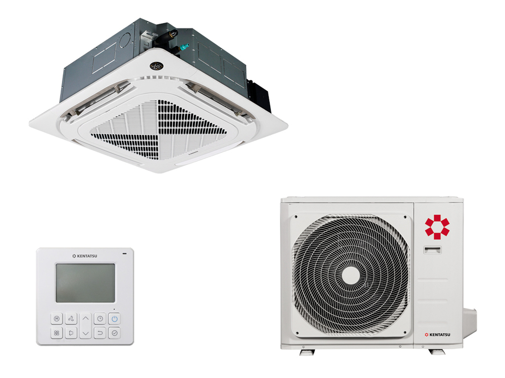 Кассетный кондиционер Kentatsu KSVT-R/KSUT-L ksvt105hfan3r/ksur105hfan3l/kpu95-dr