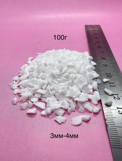 Стеклянная крошка Белая фракция 3