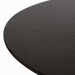 Обеденный стол Glo Ø120 см, черный