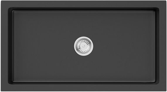 Кухонная мойка OMOIKIRI Mikura 76-BL Natceramic/черный (арт.4997075)