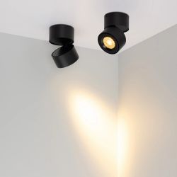 Светильник SP-POINT-SURFACE-R85-12W Warm3200-MIX (BK, 15 deg, 230V) (Arlight, IP20 Металл, 5 лет) 058607