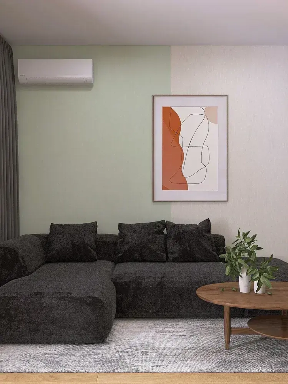 Обои без стыков лен ШАМПАНЬ.12 флизелиновые метровые в зал, гостиную, детскую, кухню 1.06 м на 10.05 м прокрашенные в массе