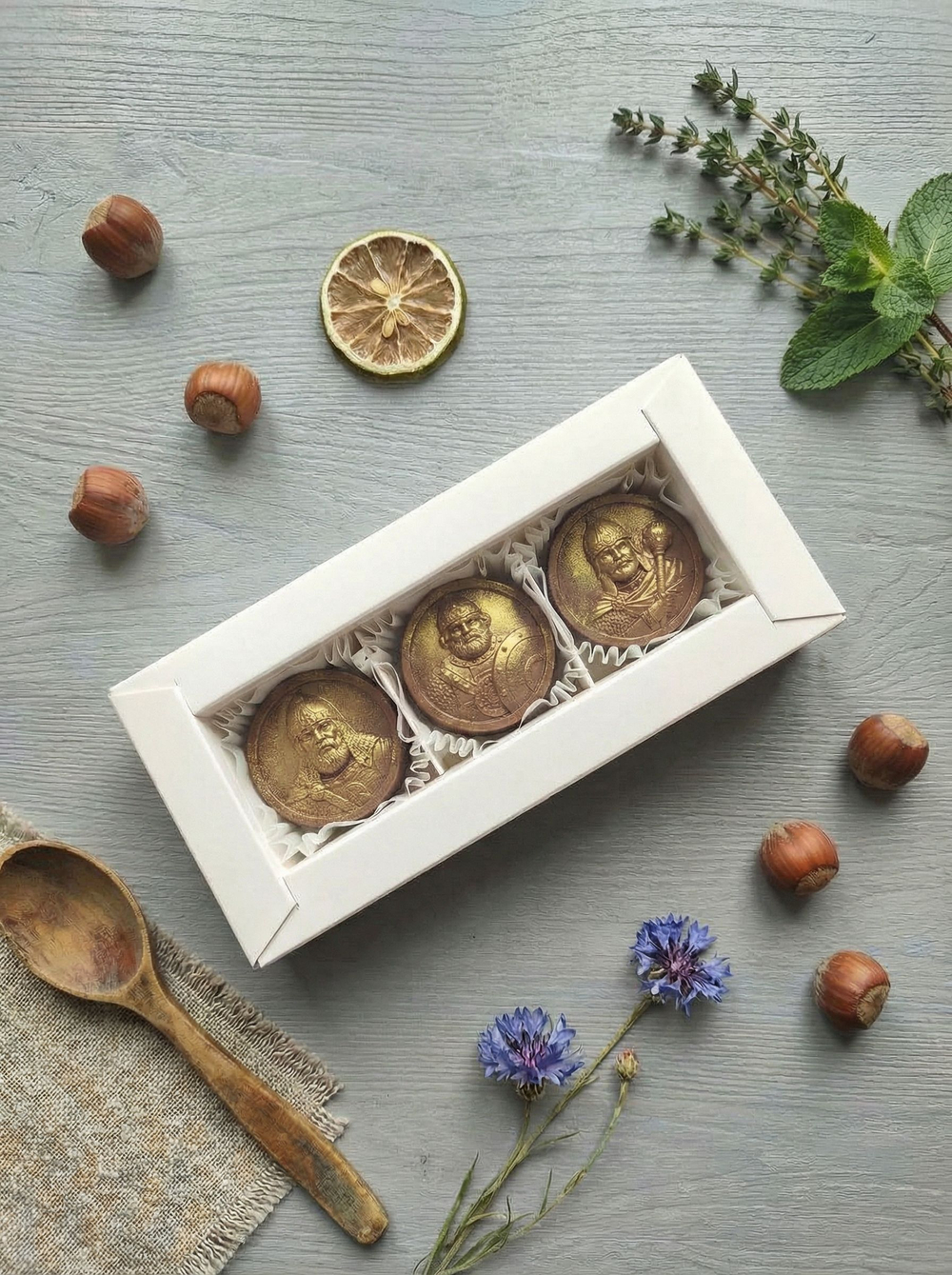 Силиконовый молд "Три богатыря"