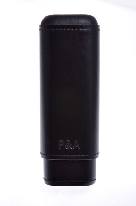 Чехол P&A на 2 сигары Робусто, натуральная кожа и кедр, T1105