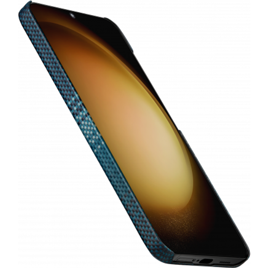 Чехол Pitaka Fusion Weaving MagEZ 4 Samsung Galaxy S24 Plus (6,65 "), Moonrise (Синий)