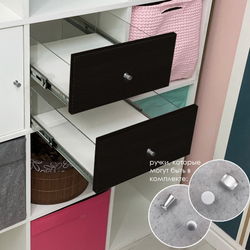 QBox Набор ящиков (2 шт) - BySpan Чёрный