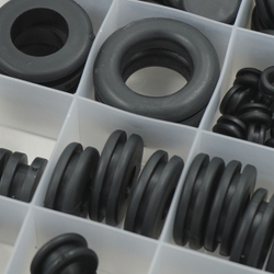 WDK-214042-2 Набор уплотнительных колец резиновых, черные, 125 шт.