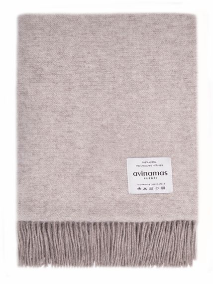 Плед MILDA 11-00 из шерсти астралийского мериноса AVINAMAS