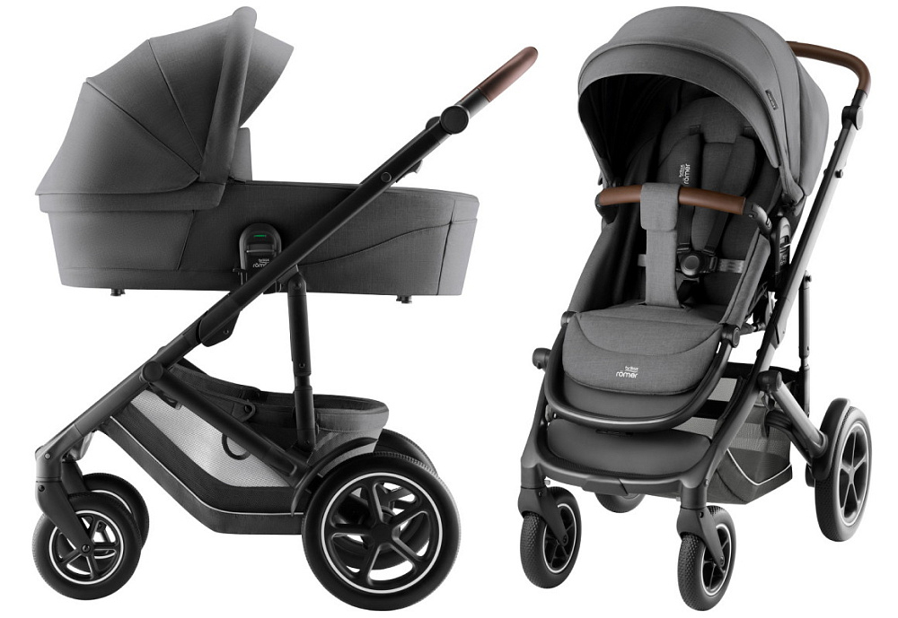 Коляска 3 в 1 Britax Roemer Smile 5Z Style и автокресло Baby-Safe PRO Style Night Blue Mineral Grey