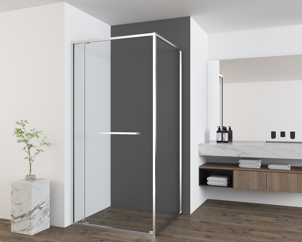 Душевой уголок Теси (Tesi) Vincea VSRW-7TS9012CL, 1200*900, хром, стекло прозрачное
