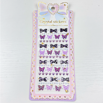 Наклейки Кристал бабочки
