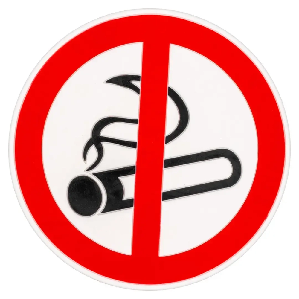 Коврик нескользящий д/панели ''No Smoke''(ф16см KING
