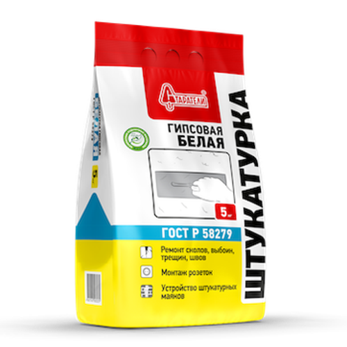 Штукатурка СТАРАТЕЛИ Гипсовая белая  5 кг