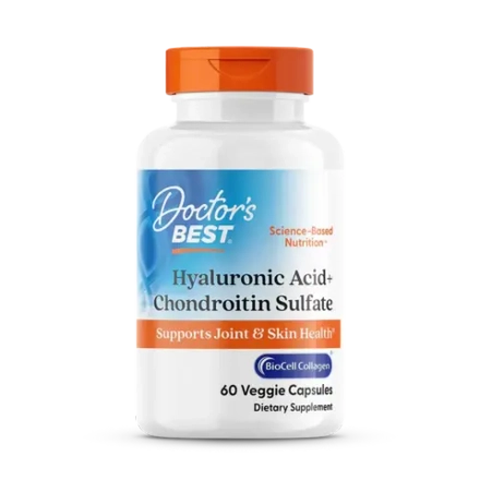 Hyaluronic Acid + Chondroitin Sulfate with BioCell Collagen 60 капсул Doctors Best
