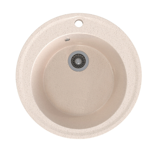 Мойкa ML-GMS01 СТАНДАРТ круглая, бежевый (328), 470мм (глуб. чаши 180)
