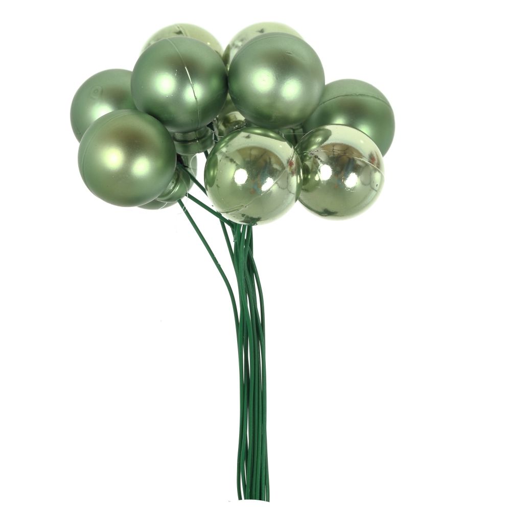 GAEM Набор из 12 шт, Изделие декоративное "Ягоды" (20мм), L9 W4 H15 см