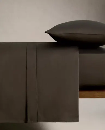 ZARA HOME (300 НИТЕЙ) ПОДОДЕЯЛЬНИК ИЗ САТИНА, ПЕПЕЛЬНЫЙ