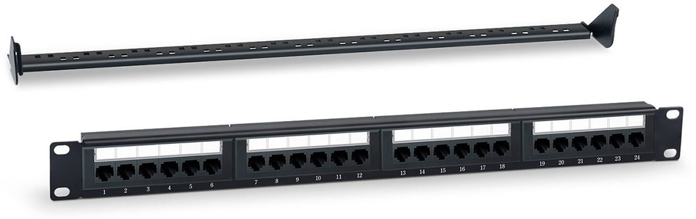 Патч-панель  WRLine WR-PL-24-C5E-D