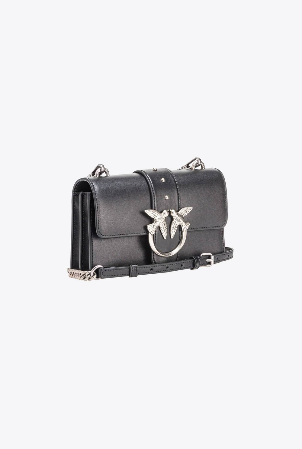 MINI LOVE BAG SIMPLY - black/silver