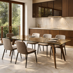 Дизайнерский стол STRIPE WOOD 200