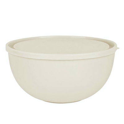 Салатник Plast Team Galaxy с крышкой 2,5л 218х212х105 мм молочный туман