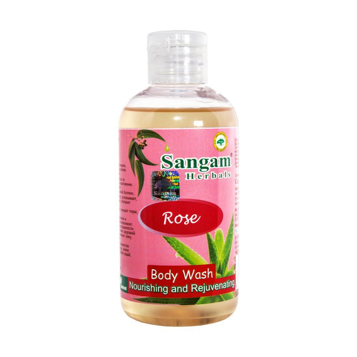 Гель для душа Sangam Herbals с соком Алоэ Роза Rose 200 г
